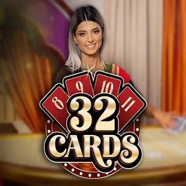 32 Cards slot icon by Ezugi, available at Bassbet Casino