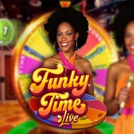 Funky Time casino game by Evolution – featured logo at Bassbet Casino